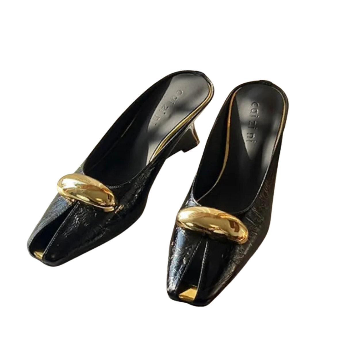 Mule femme à talon compensé - Élise