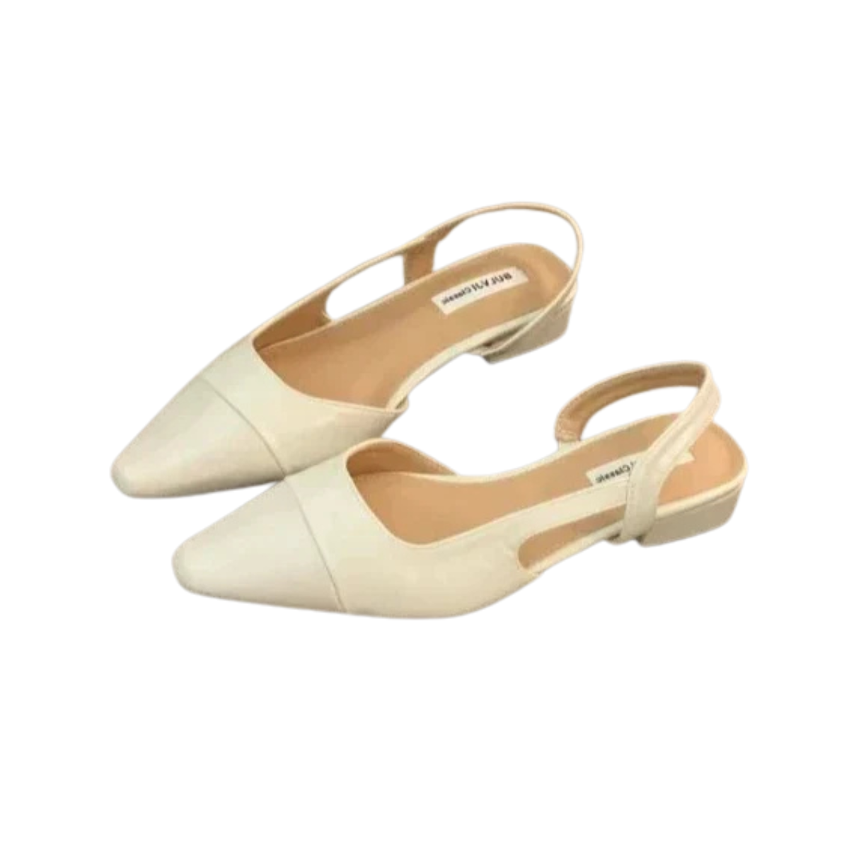 Mule plate en cuir pour femme - Élancia
