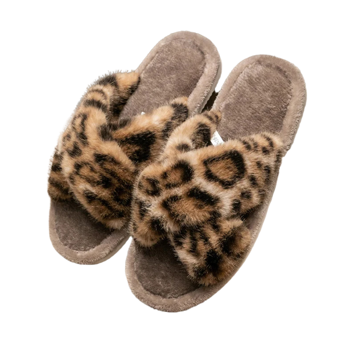 Mule chausson tendance fourré pour femme - Bérénice