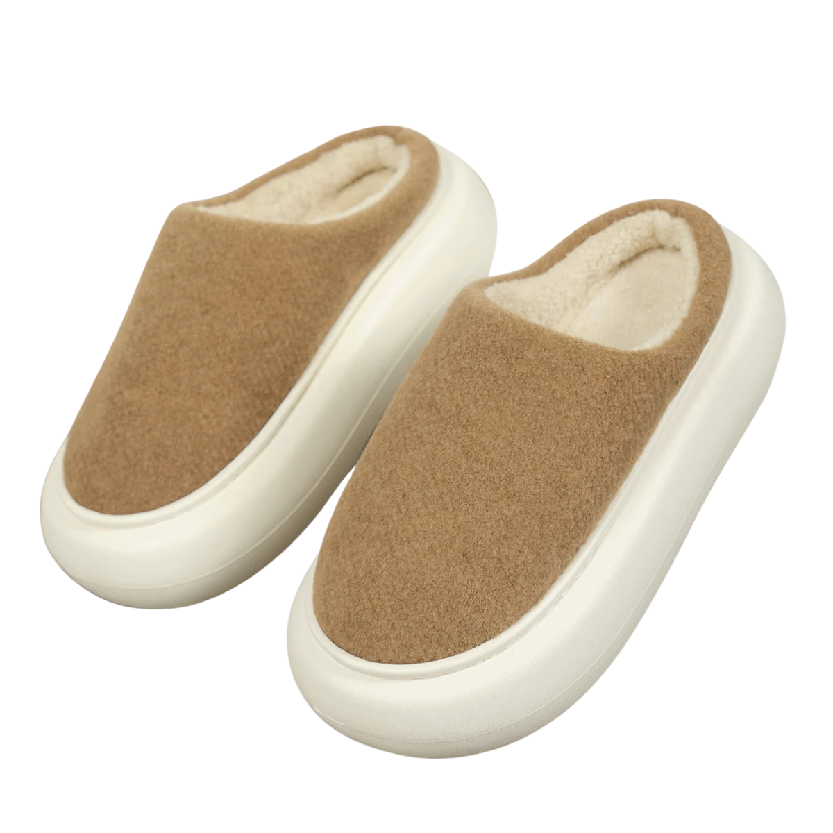Mule chausson décontracté fourré pour femme - Anaëlle