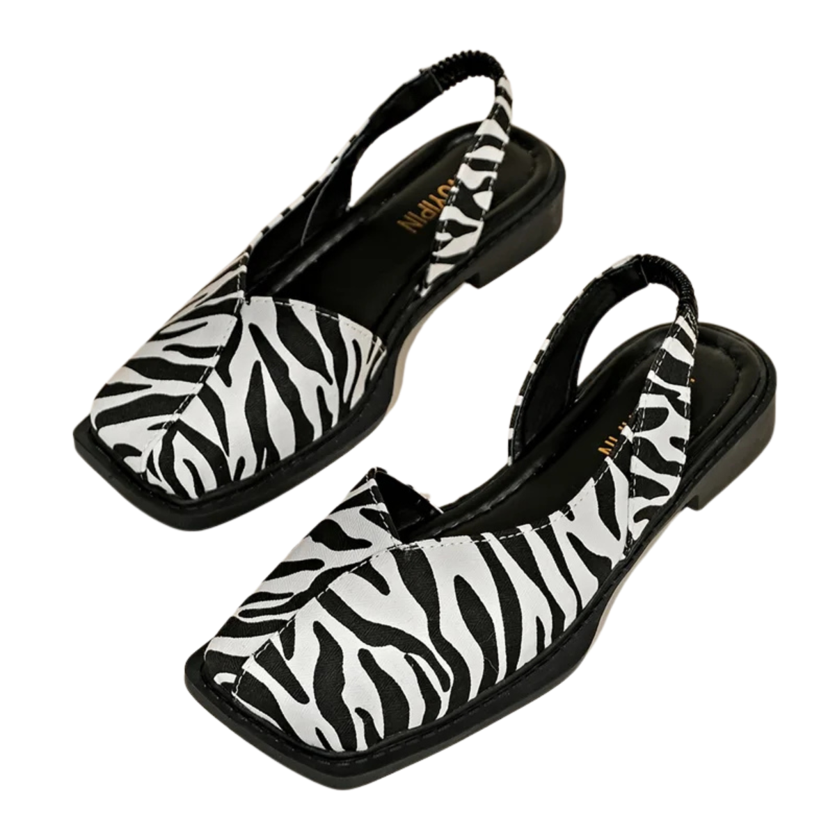 Mule cuir bout carré pour femme - Maëlys