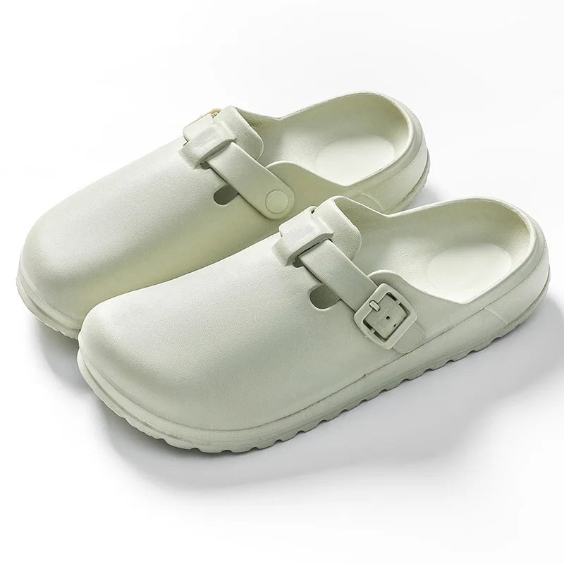 Mule confort pour femme imperméable - Céleste