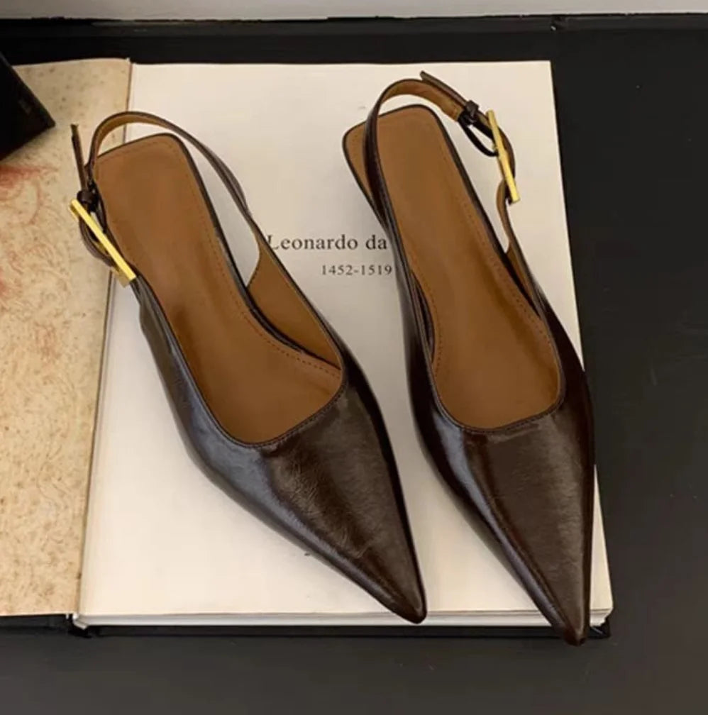 Mule femme à talon tendance - Constance