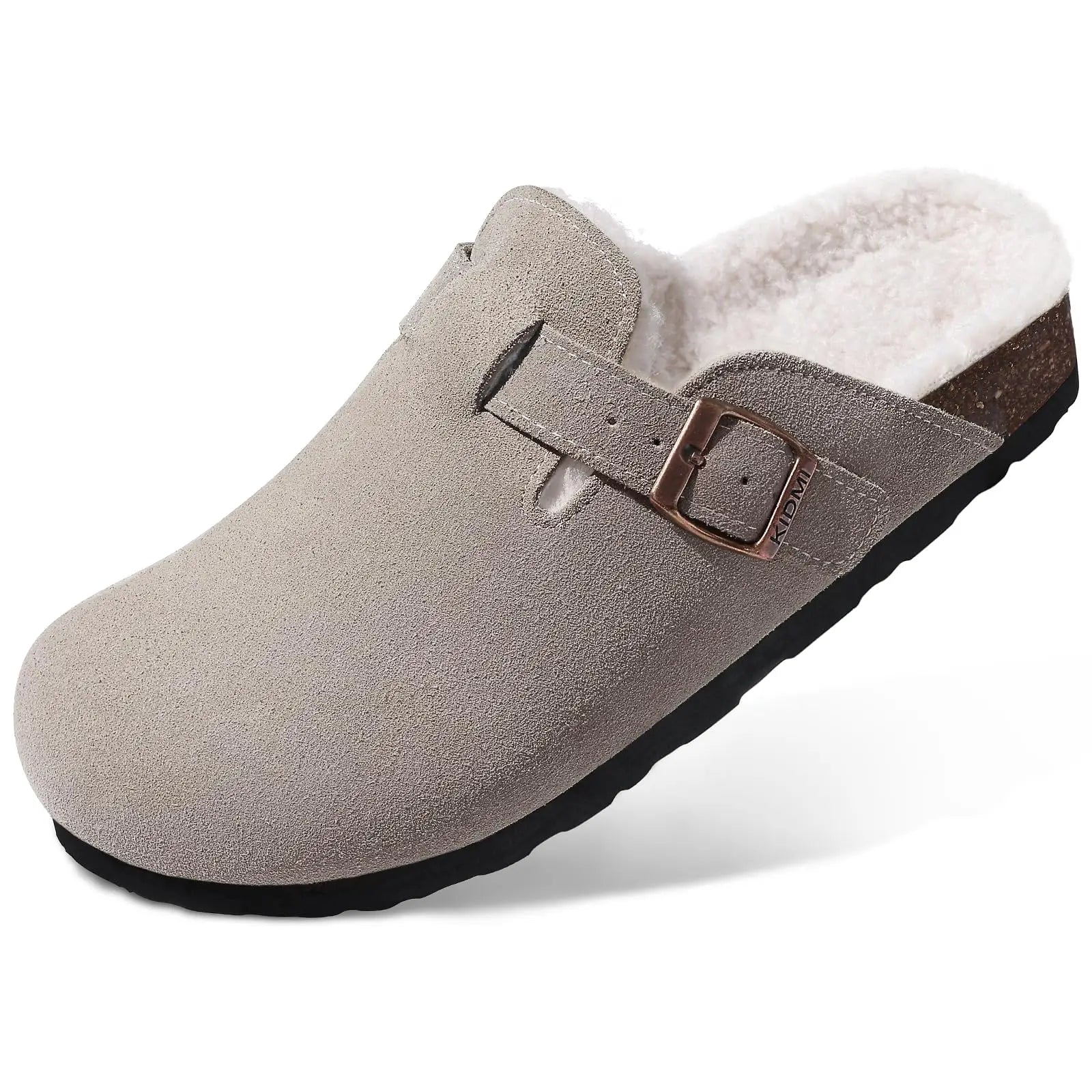 Mule confort en daim pour femme - Yséa