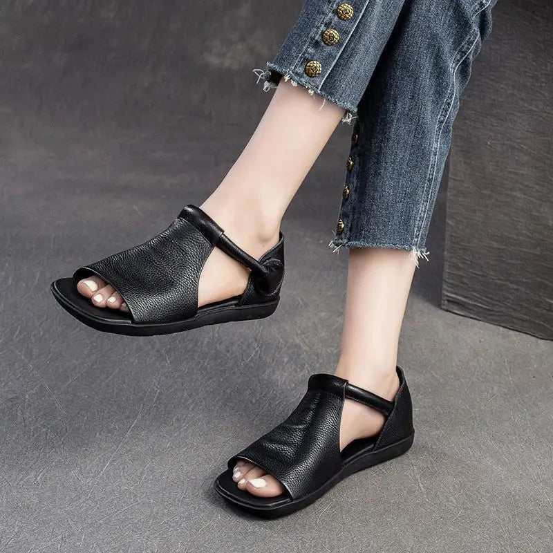 Mule en cuir décontractée pour femme - Softline