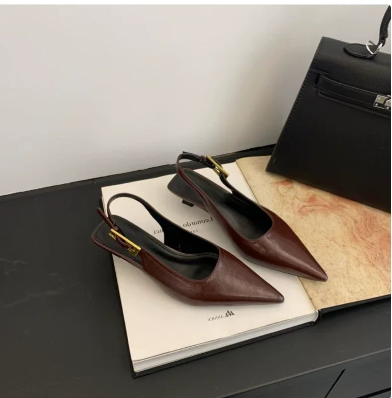 Mule femme à talon tendance - Constance