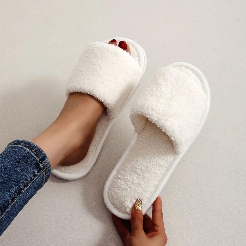 Mule chausson confort fourré pour femme - Cléophée