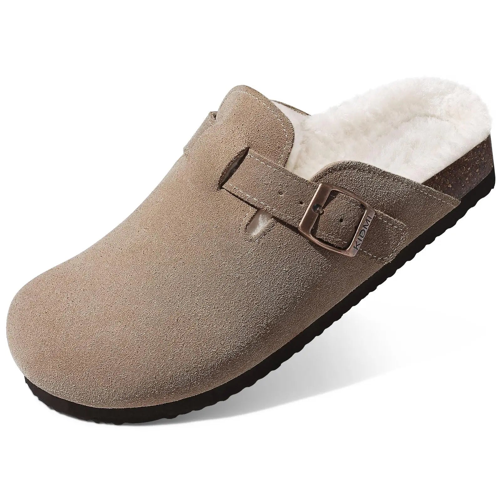 Mule confort en daim pour femme - Yséa