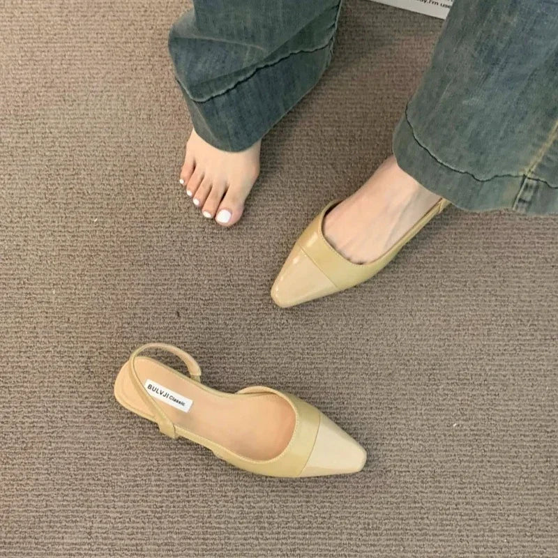 Mule femme à talon bas - Juliette