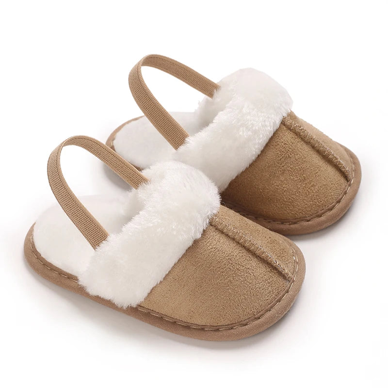 Mule enfant avec maintient - Caramel