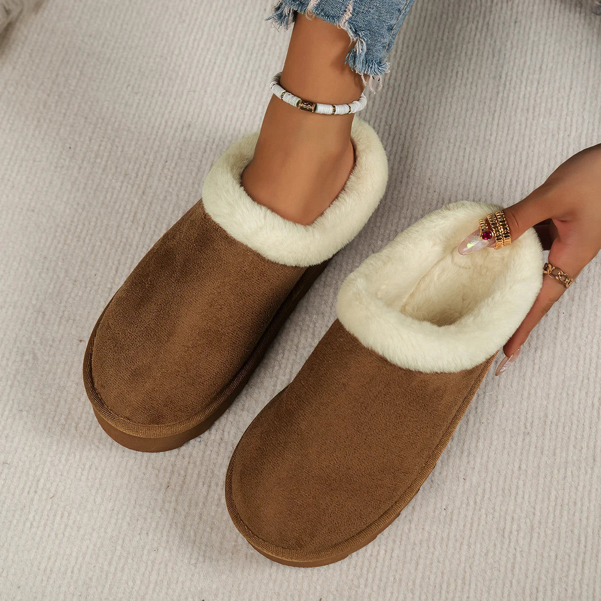 Mule confort molletonnée pour femme -  Althéa