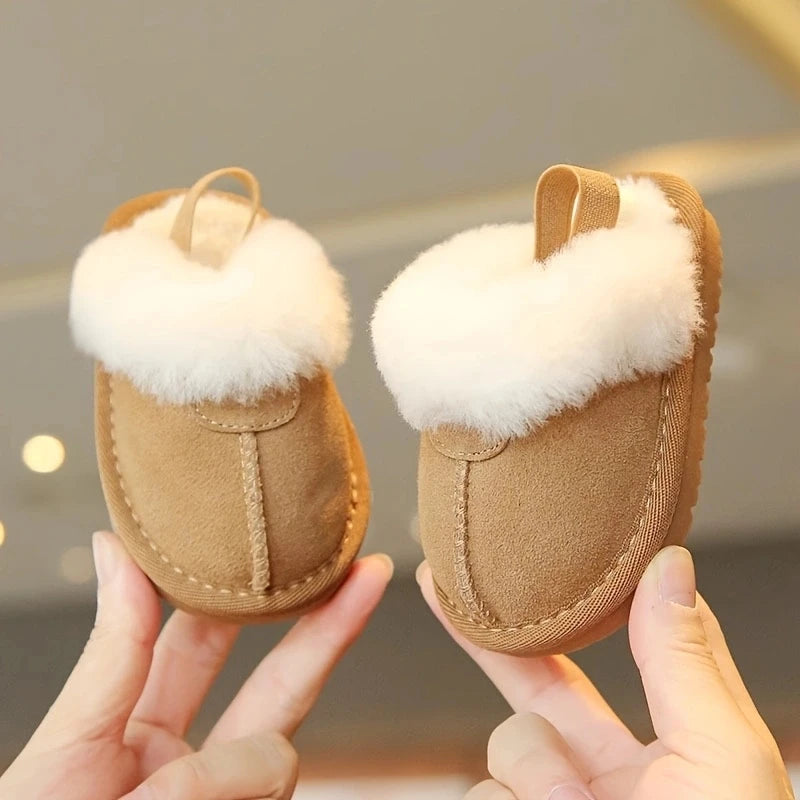 Mule enfant avec maintient - Caramel
