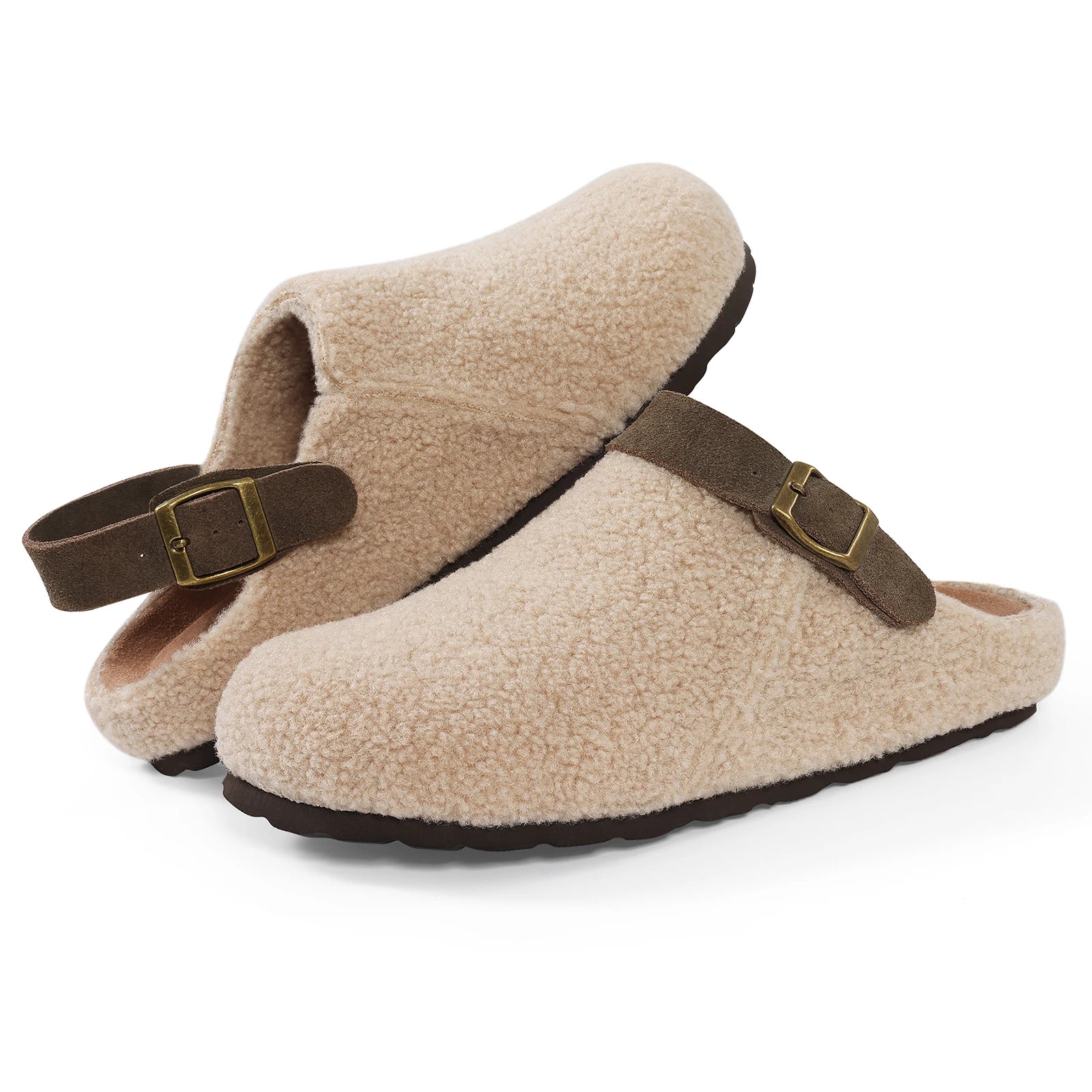 Mule en cuir et fourrure pour femme - Cosima