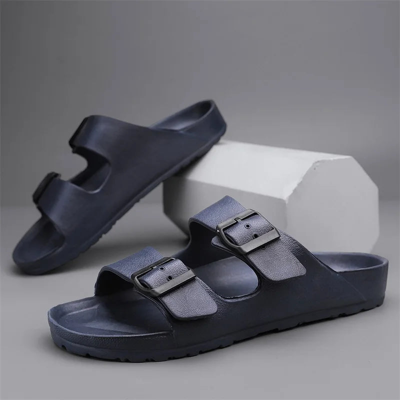 Mule extérieur homme couleur unie - Slate