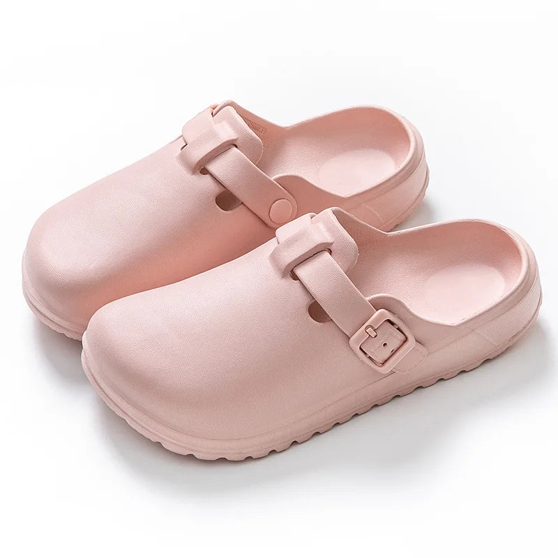 Mule confort pour femme imperméable - Céleste