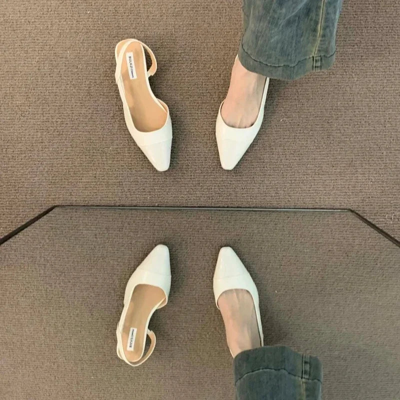 Mule femme à talon bas - Juliette