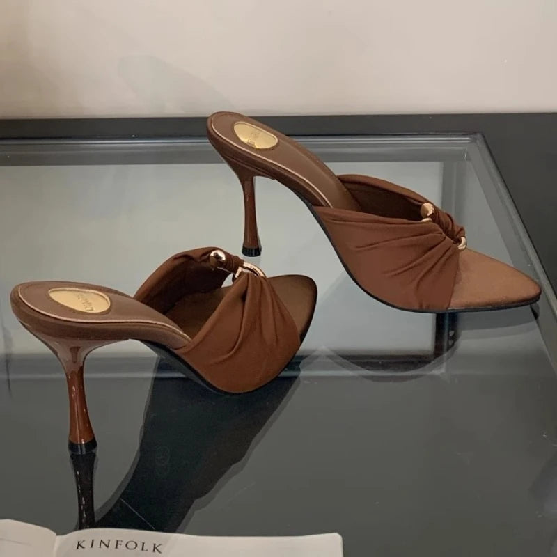 Mule femme à talon haut - Victoria