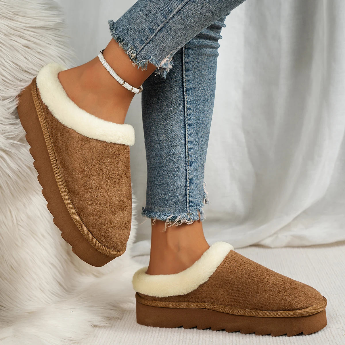 Mule confort molletonnée pour femme -  Althéa