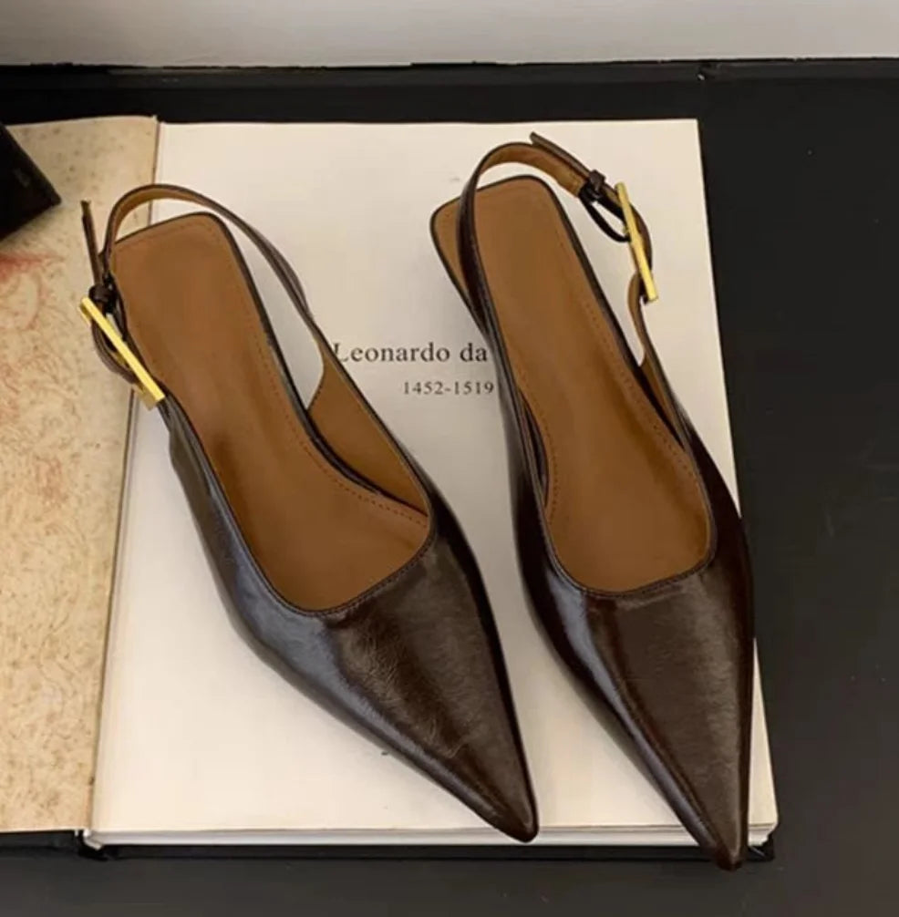 Mule femme à talon tendance - Constance