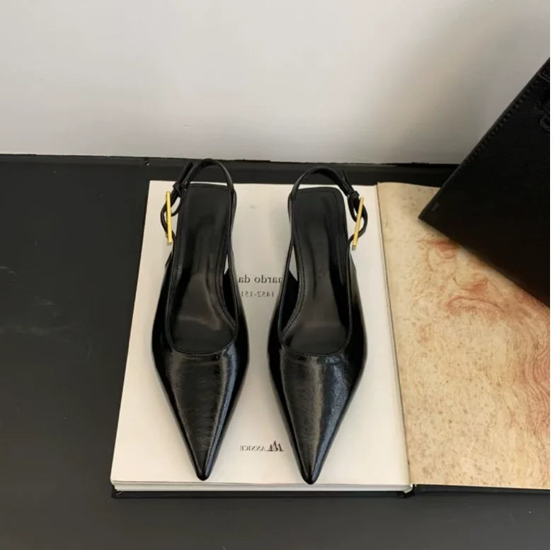 Mule femme à talon tendance - Constance