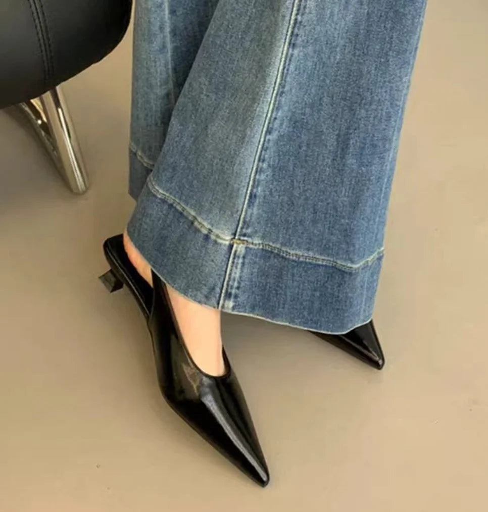 Mule femme à talon tendance - Constance