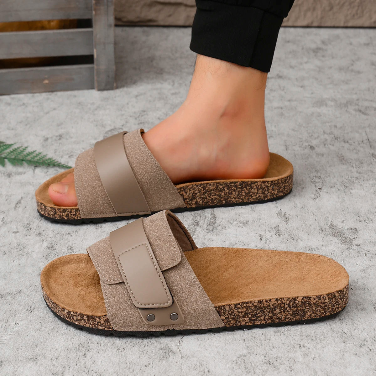 Mule homme intérieur cuir confortable - Matteo