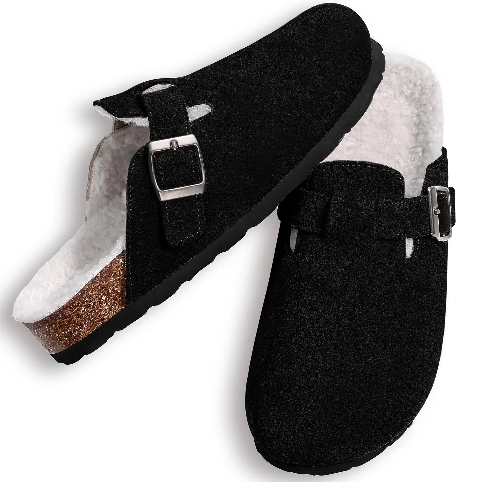 Mule confort en daim pour femme - Yséa