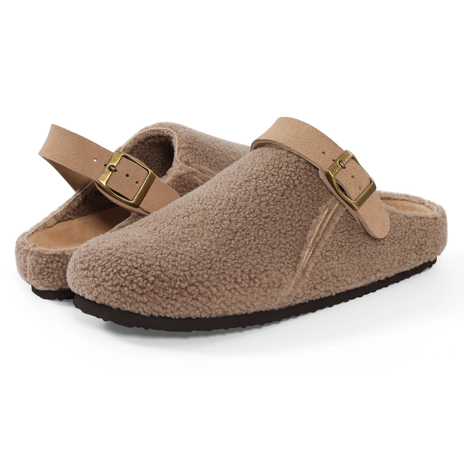 Mule en cuir et fourrure pour femme - Cosima