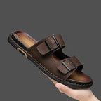 Mule extérieur homme en cuir - Axis