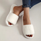 Mule chausson confort fourré pour femme - Cléophée