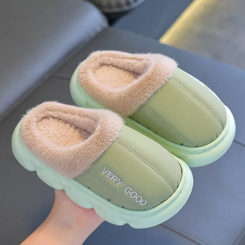 Mule enfant couture peluche - Lili
