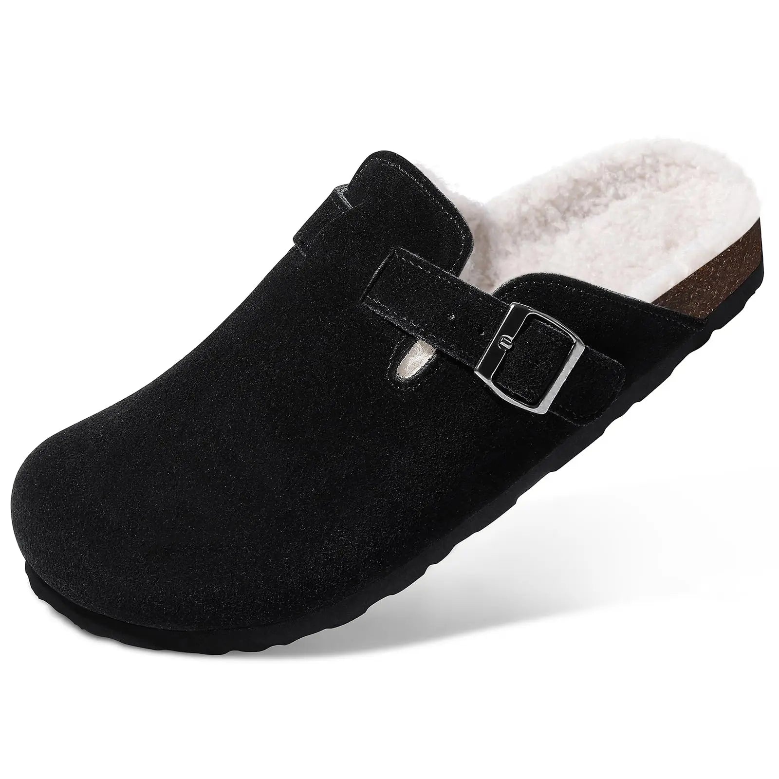 Mule confort en daim pour femme - Yséa