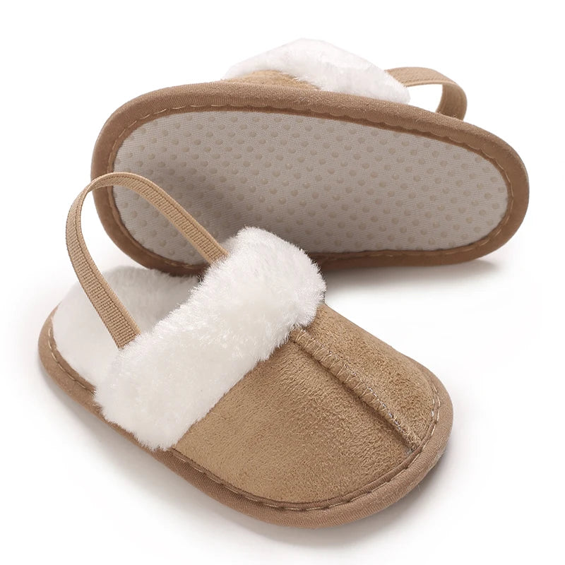 Mule enfant avec maintient - Caramel