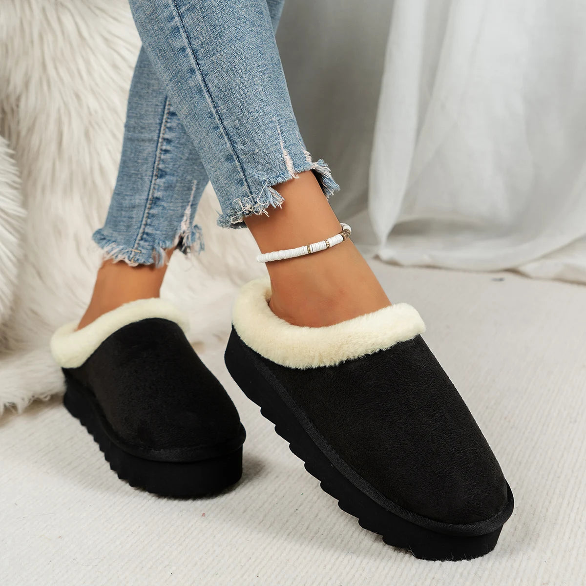 Mule confort molletonnée pour femme -  Althéa