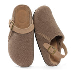 Mule en cuir et fourrure pour femme - Cosima
