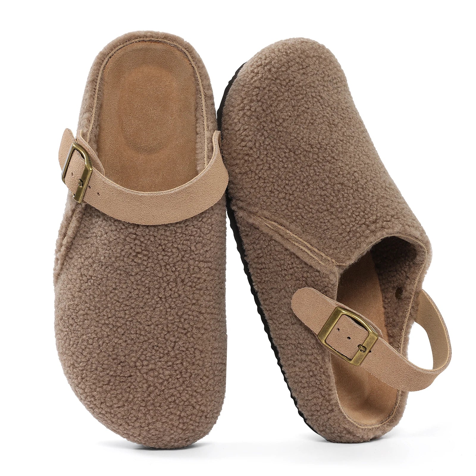 Mule en cuir et fourrure pour femme - Cosima