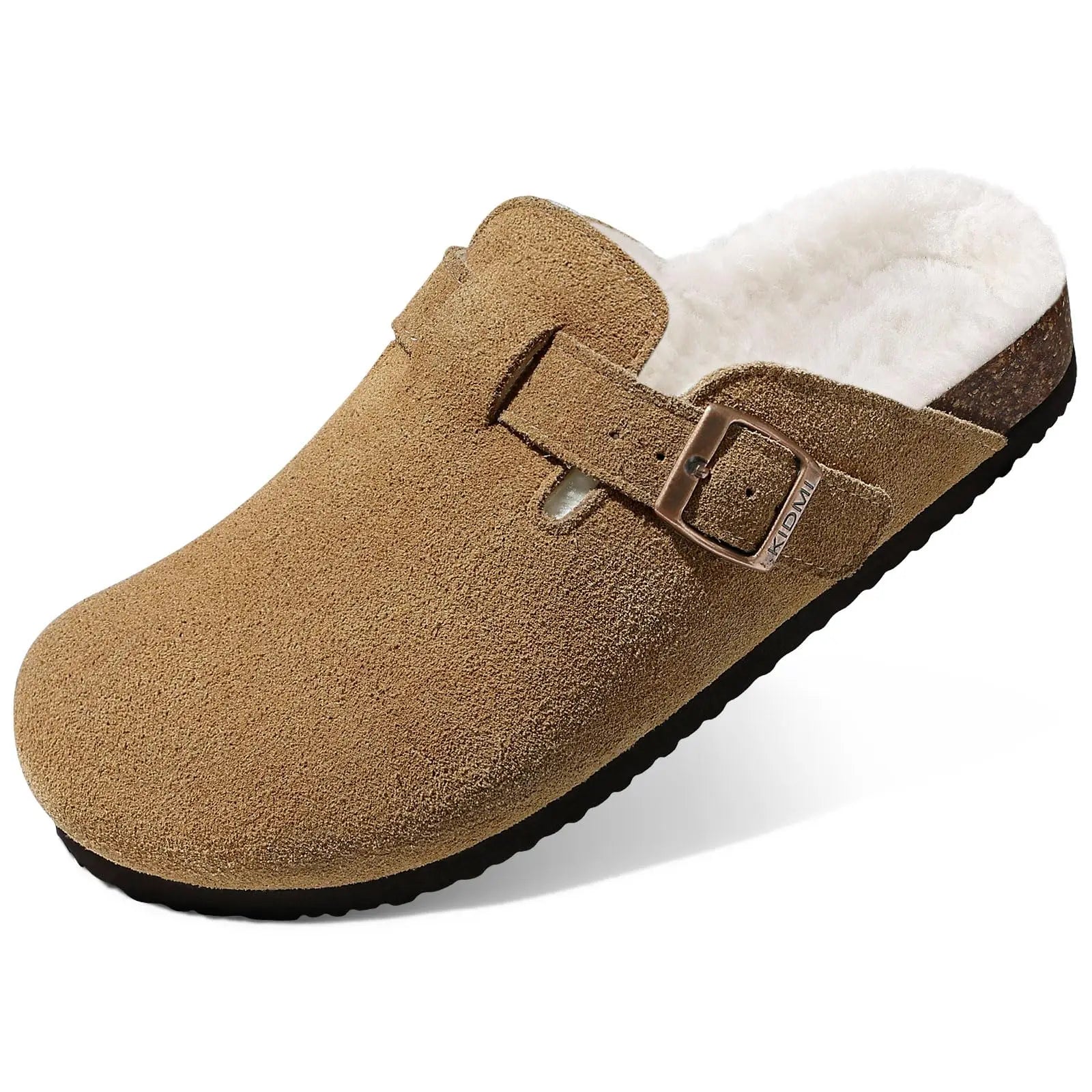 Mule confort en daim pour femme - Yséa