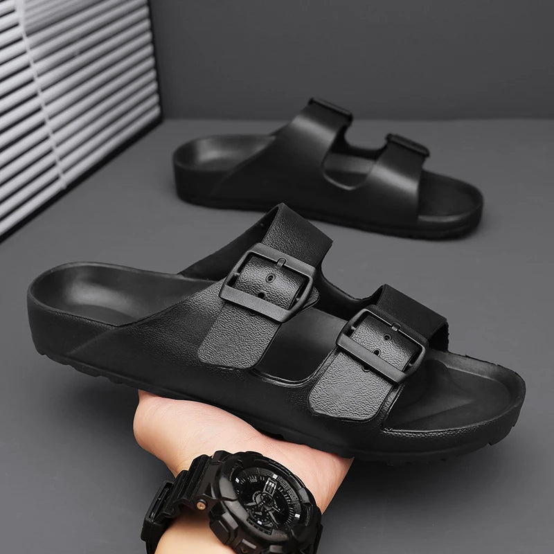 Mule extérieur homme couleur unie - Slate