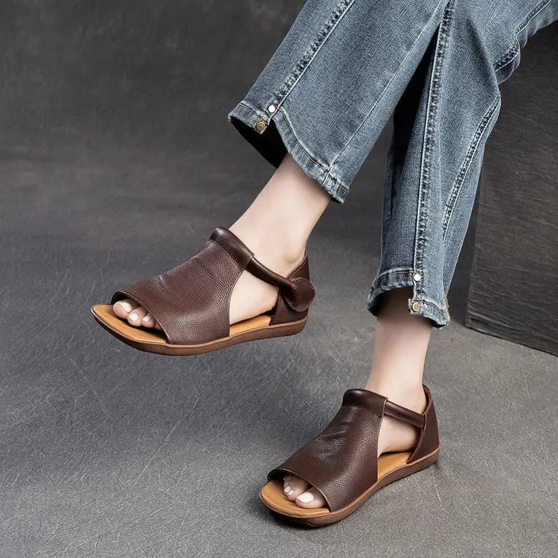 Mule en cuir décontractée pour femme - Softline