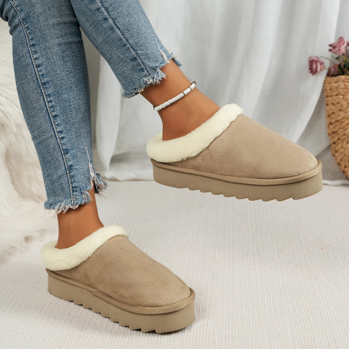 Mule confort molletonnée pour femme -  Althéa