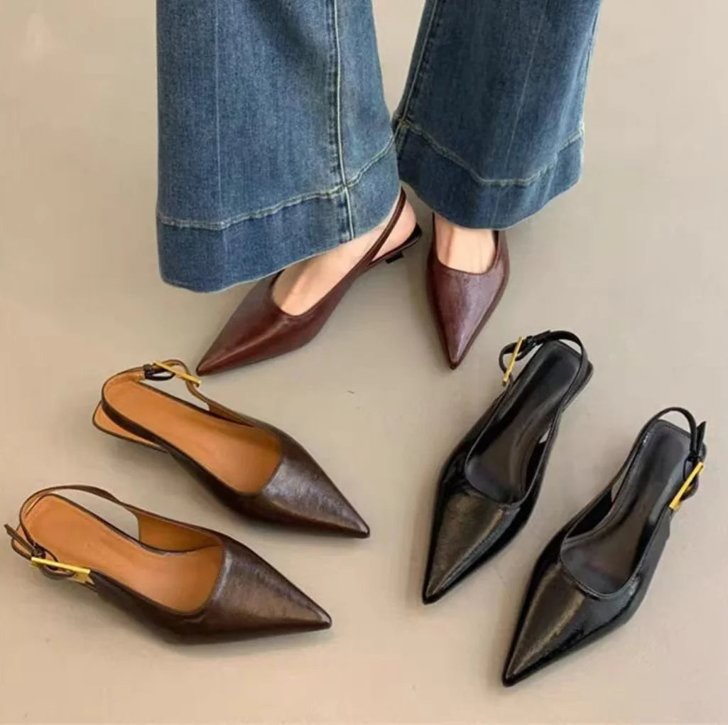 Mule femme à talon tendance - Constance
