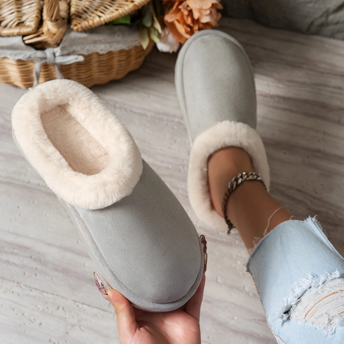 Mule confort molletonnée pour femme -  Althéa