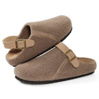 Mule en cuir et fourrure pour femme - Cosima