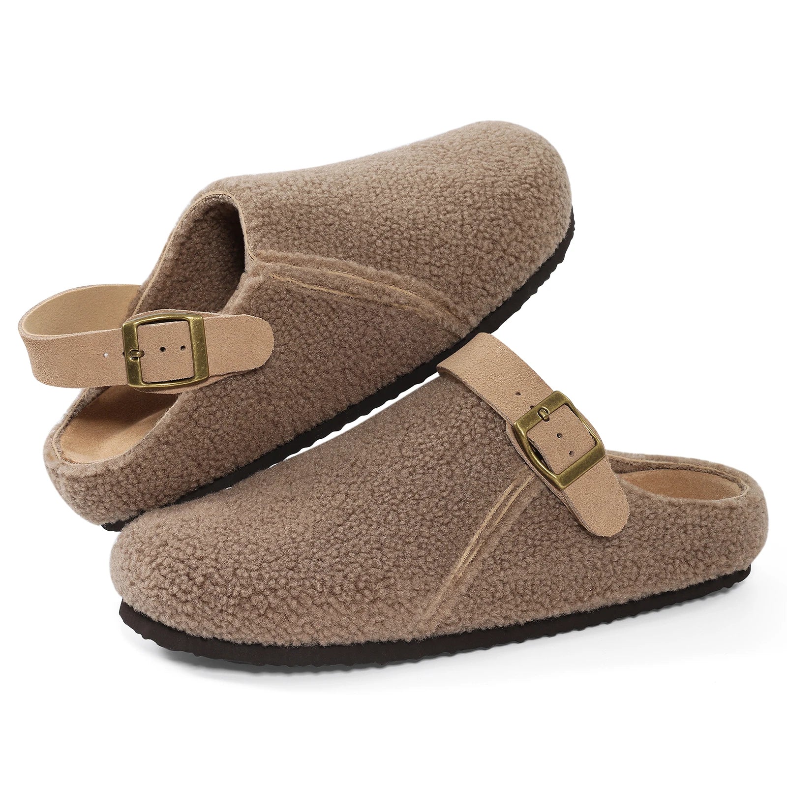 Mule en cuir et fourrure pour femme - Cosima