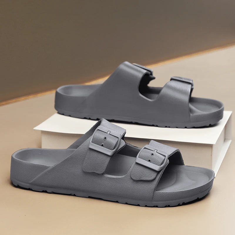 Mule extérieur homme couleur unie - Slate