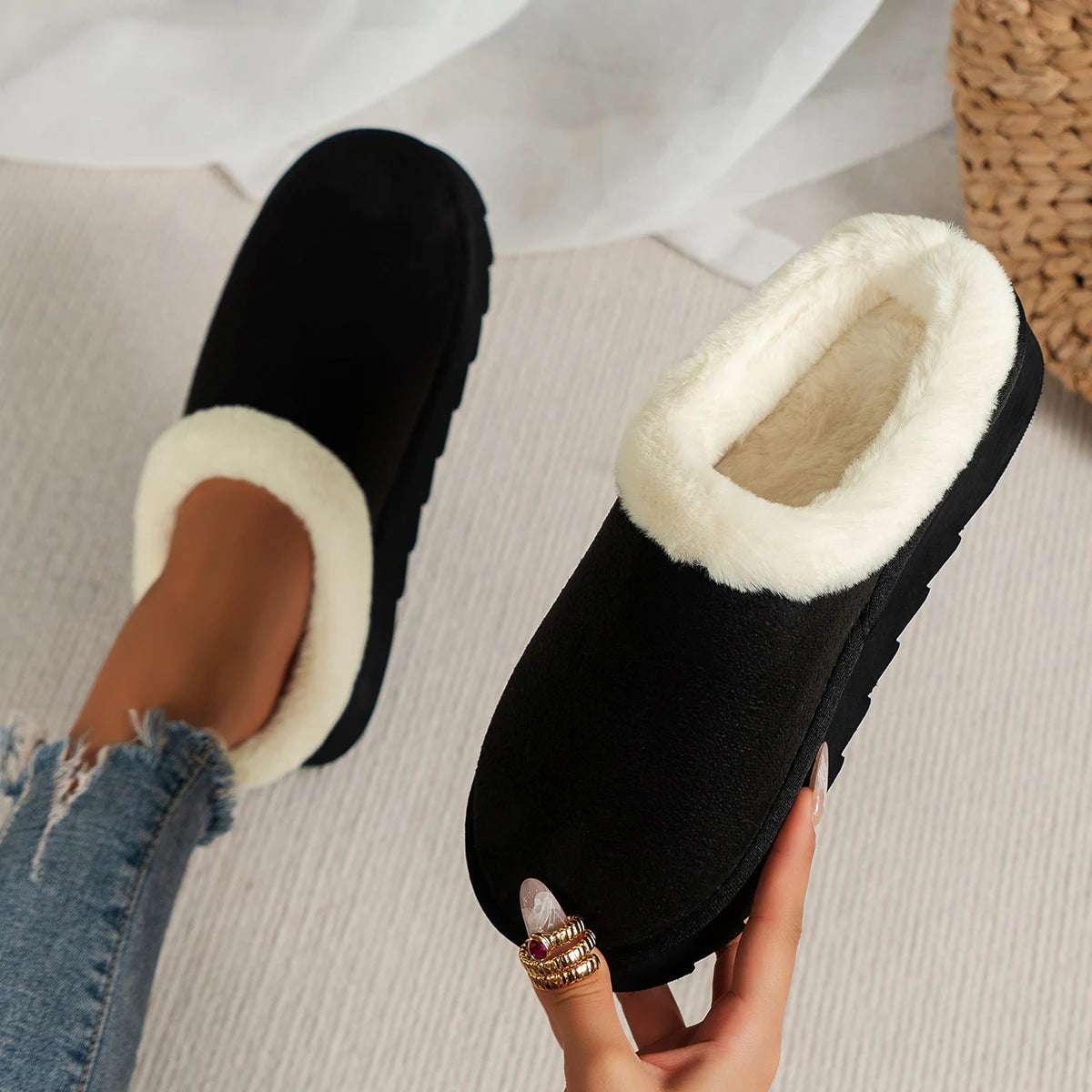 Mule confort molletonnée pour femme -  Althéa