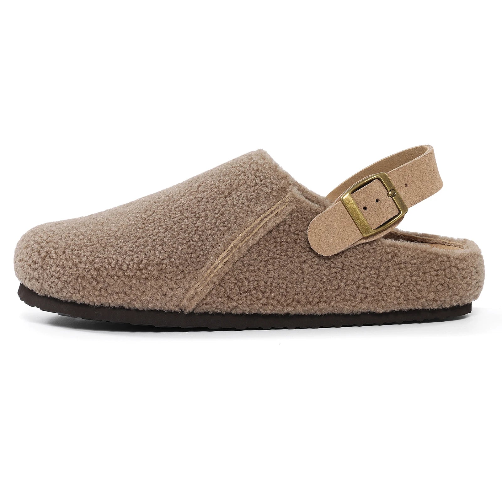Mule en cuir et fourrure pour femme - Cosima